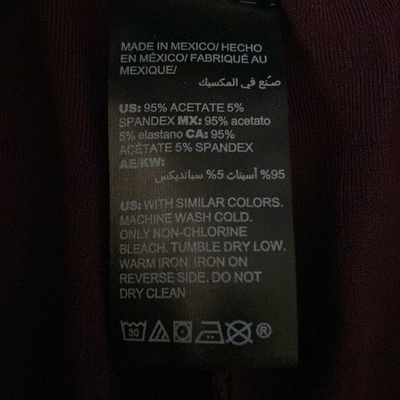 CHICO’S set TRAVELERS cardigan and no tummy pull on pants burgundy NEW size 12 - Picture 8 of 16